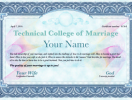 Marriage: University or Tech School?