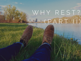 Why Rest (Part II)